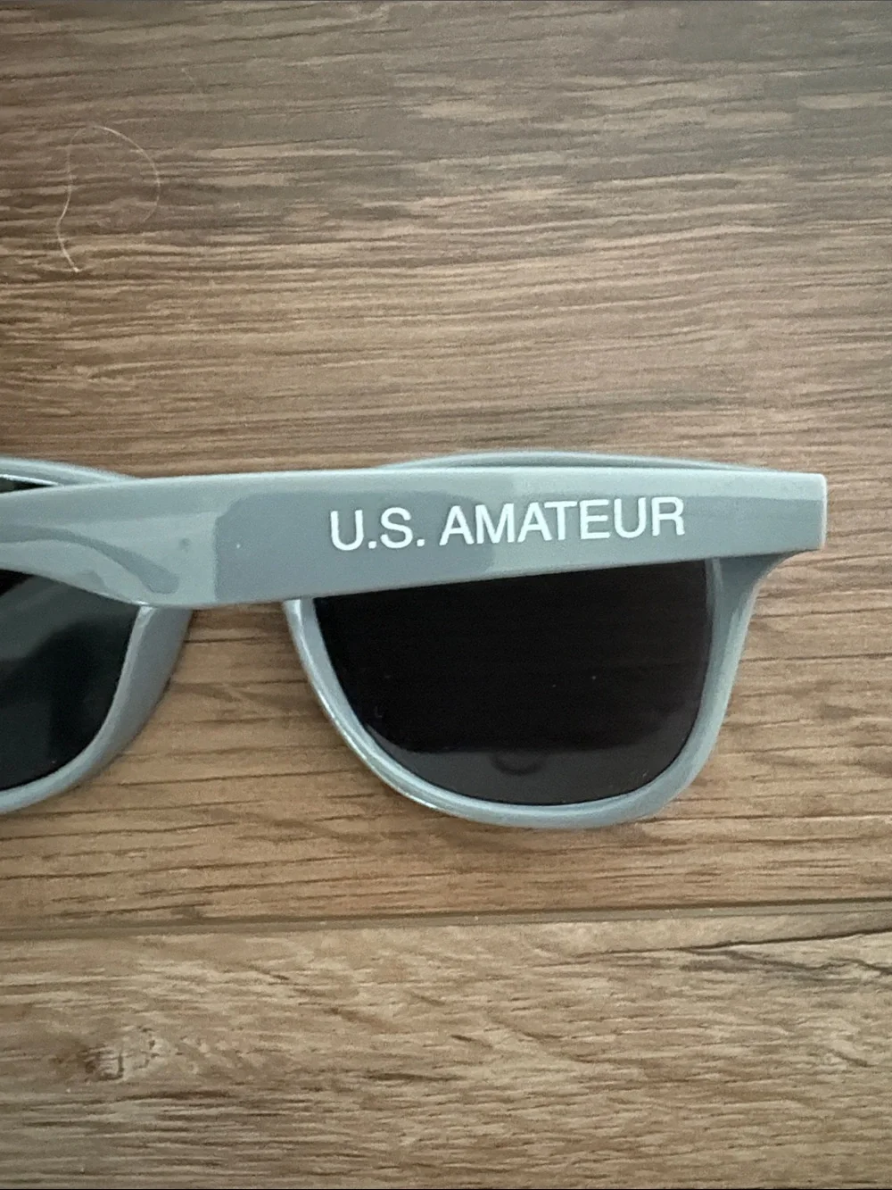 U.S. Amateur Gray Wayfarer Sunglasses with Dark Lenses Golf Souvenir
